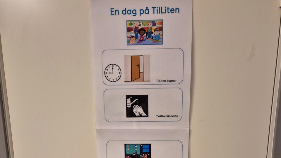 Schema med bilder, foto.