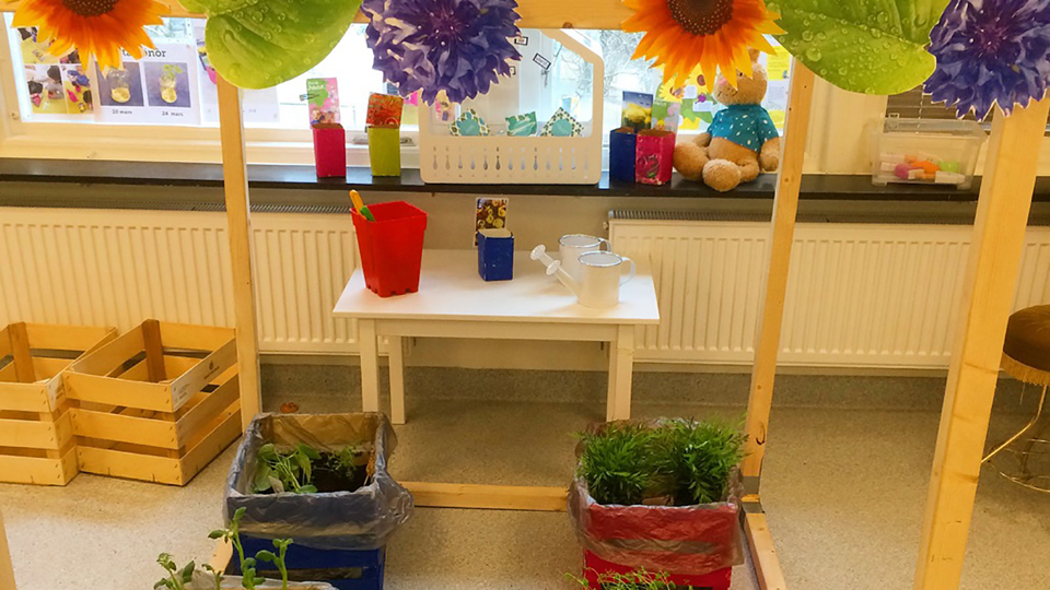 Förskolemiljö, odlingar.
